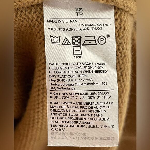 Banana Republic Tan V-Neck Sweater - Picture 4 of 6